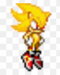 Download Hd Super Sanikku - Sonic Advance Super Sonic Sprite Sonic Advance Super Sonic Png,Super Sonic Png