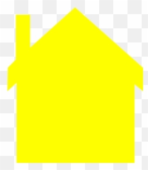 Yellow House Silhouette Clip Art - vector clip png