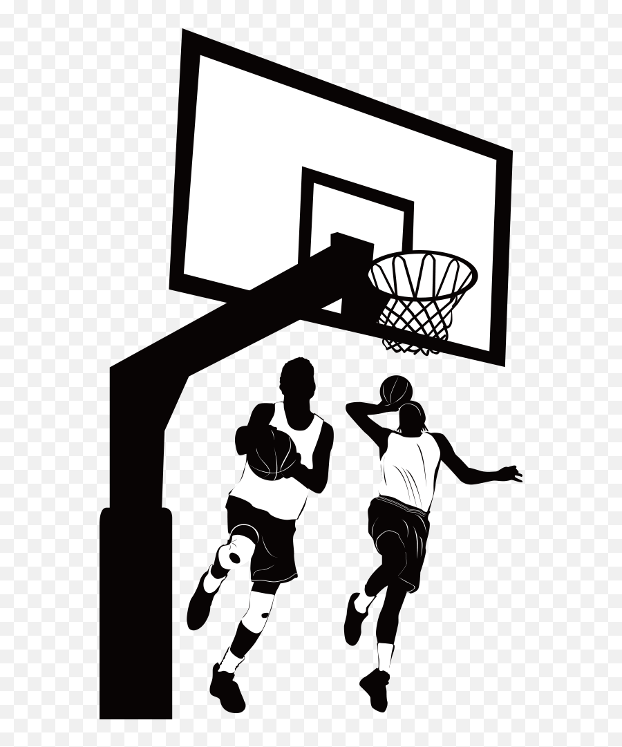 Womens Basketball Backboard Clip Art - Projectionphysical White Wallpaper Basketball Dunk Png,Basketball Vector Png