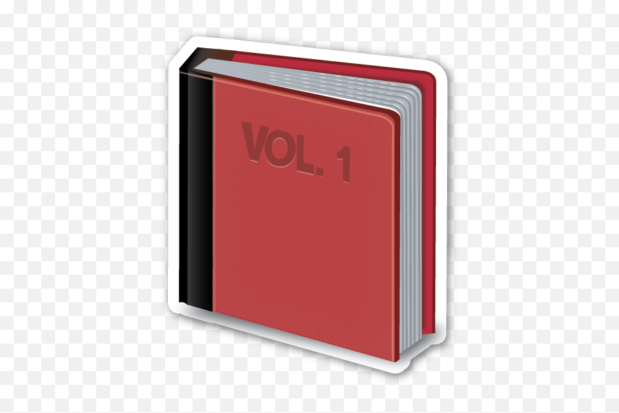 Download Closed Book - Transparent Book Emoji Png,Book Emoji Png