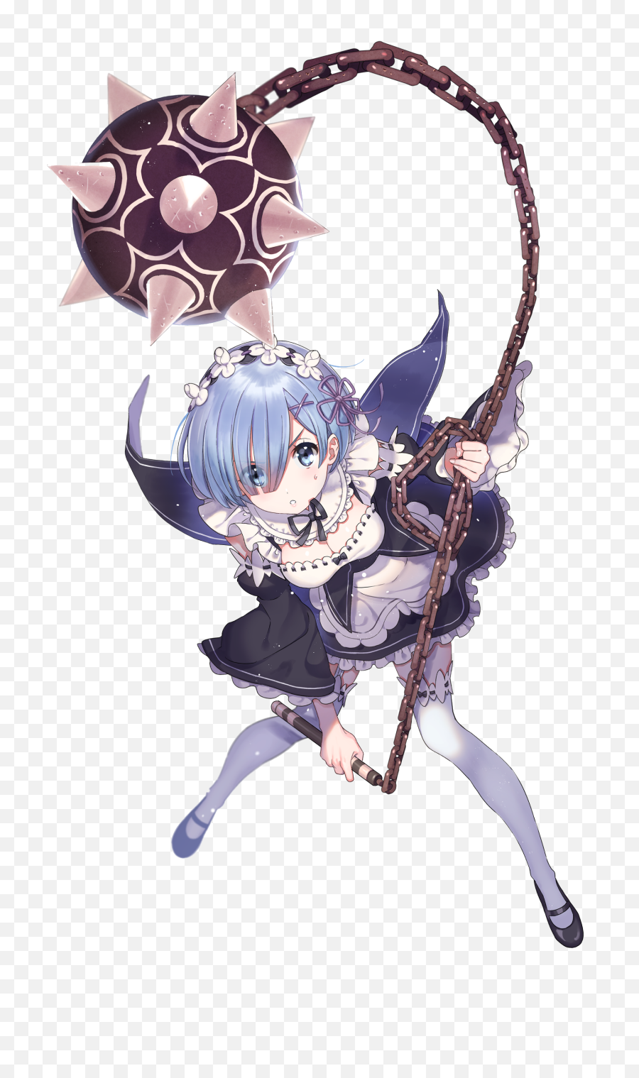 Rem - Rem Re Zero Demon Png,Rem Png