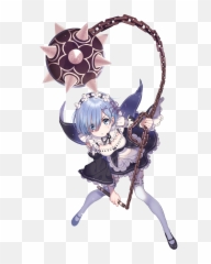 Rem - Rem Re Zero Demon Png,Rem Png