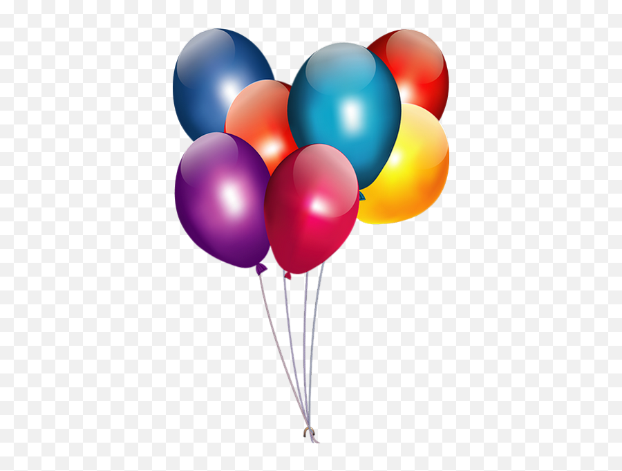 Tube Ballons Multicolores Clipart Birthday Balloons Png - Balloon,Birthday Balloons Png