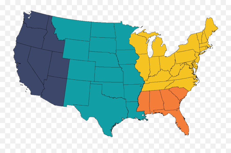 Blank United States Map - Scottsdale Az On Map Png,United States Map Png