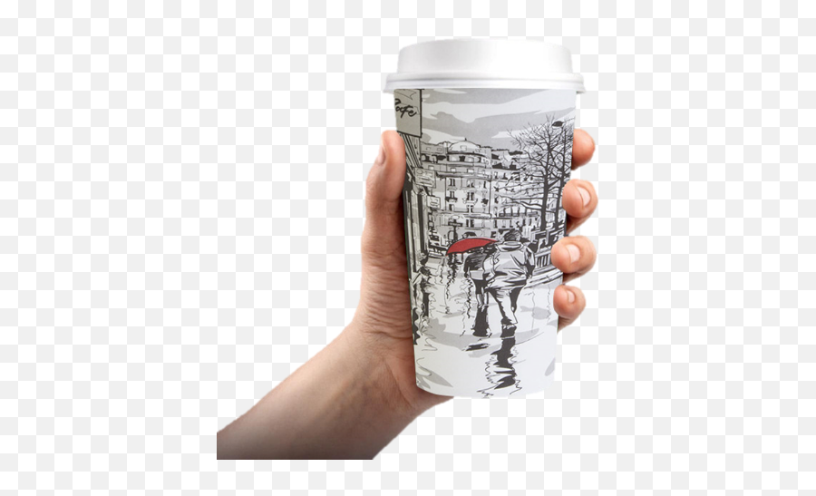 Disposable Paper Cups Eco - Hand Png,Paper Cup Png