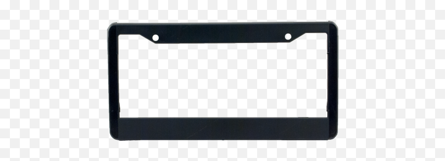 Blank License Plate Transparent Png - Black License Plate Frame,License Plate Png