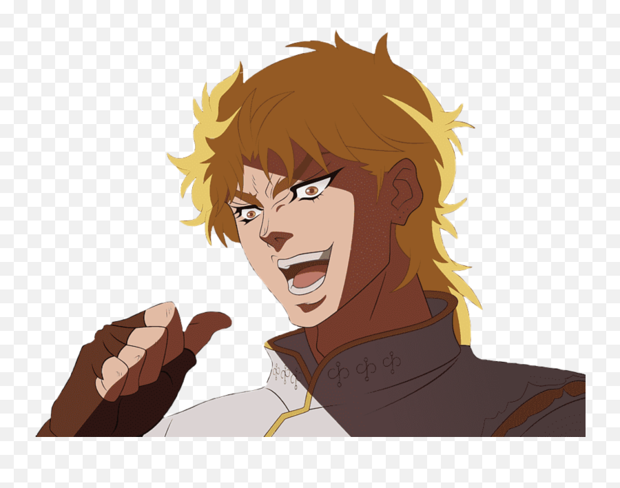 Freetoedit Diobrando Dio Sticker By Aliciaboett - Jojo Bizarre Adventure Face Png,Dio Hair Png