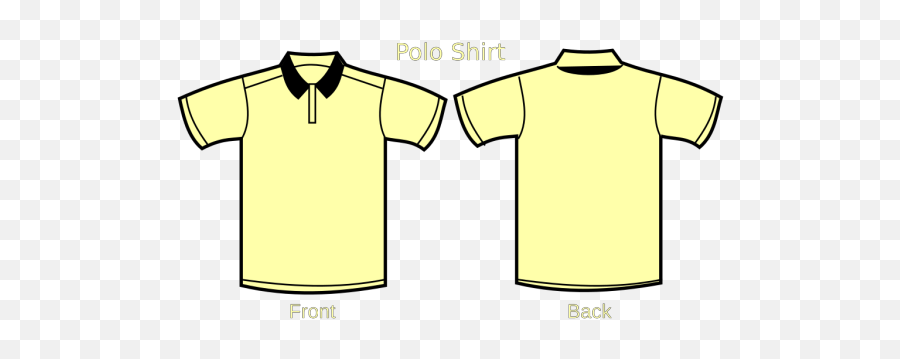 T Shirt Template Png Svg Clip Art For Polo Vector - shirt Template Png