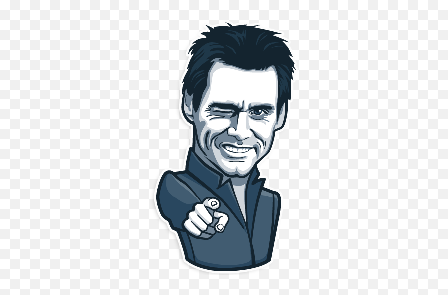 Stickers - Jim Carrey Sticker Png,Jim Carrey Png