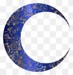 Gold Floral Crescent Moon Mark Ii - Drawing Of New png