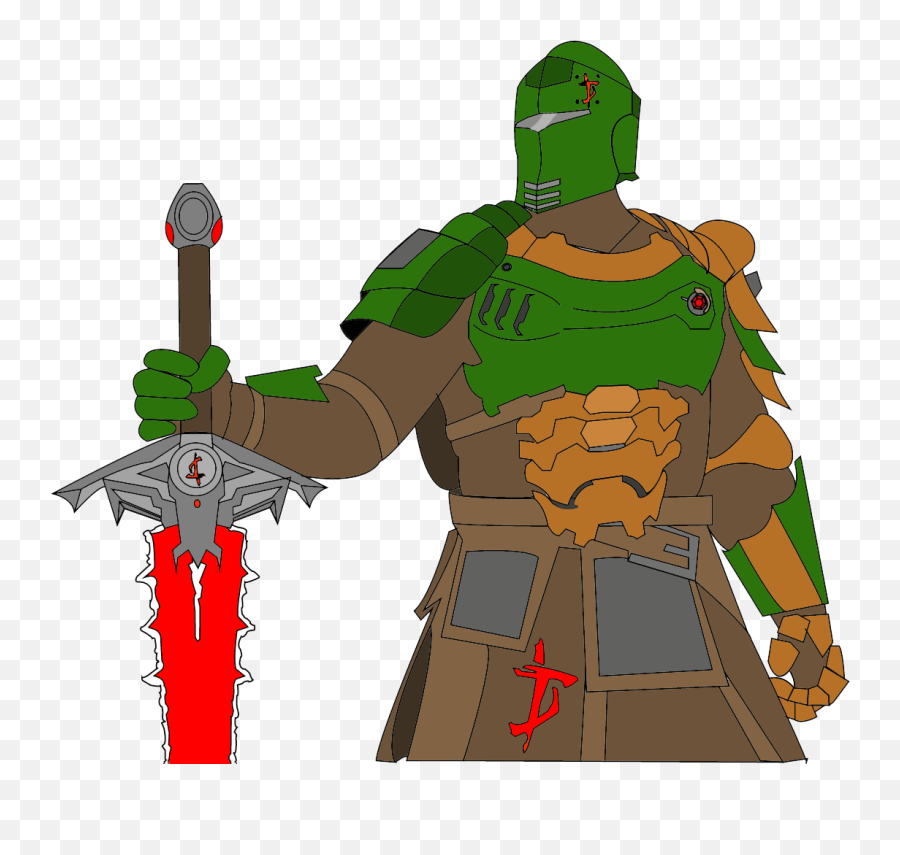 Doom Eternal X For Honor Doomguy Warden Forhonorvikings - Fictional Character Png,Doomguy Png