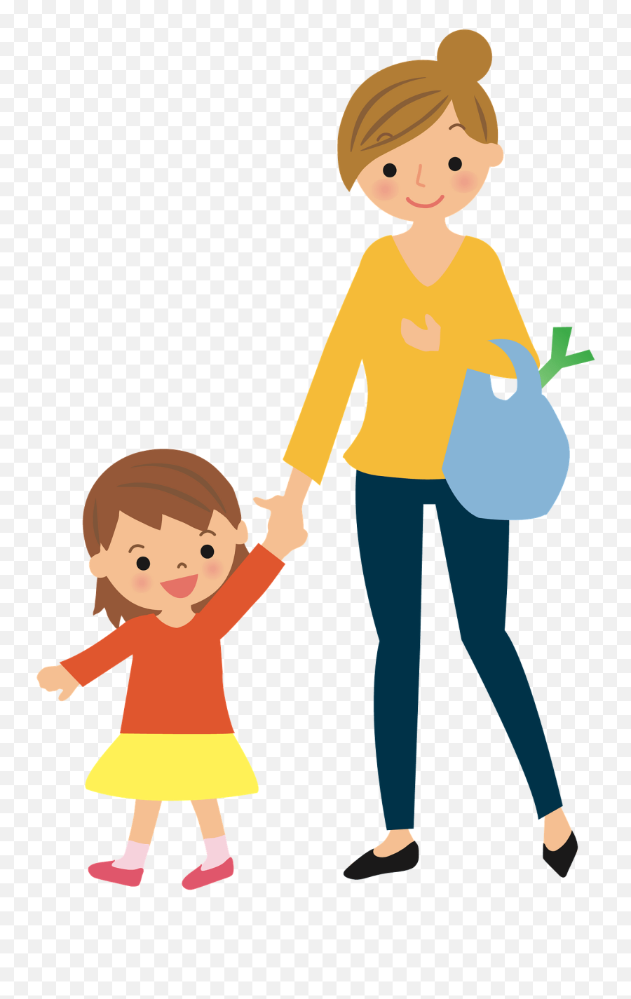 Shopping With Mother Clipart - Mother Clipart Png,People Shopping Png