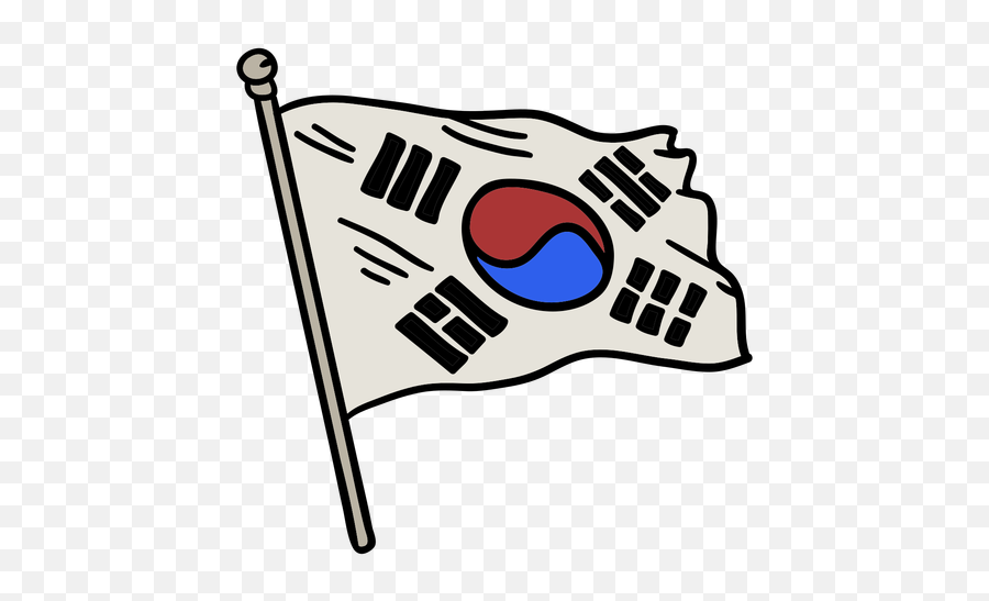 Transparent Png Svg Vector File - Bandeira De Coreia Png,South Korea Flag Png