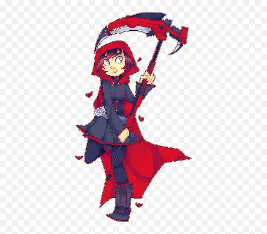 Ruby Rose Rwby Transparent - Fan Art Png,Rwby Transparent