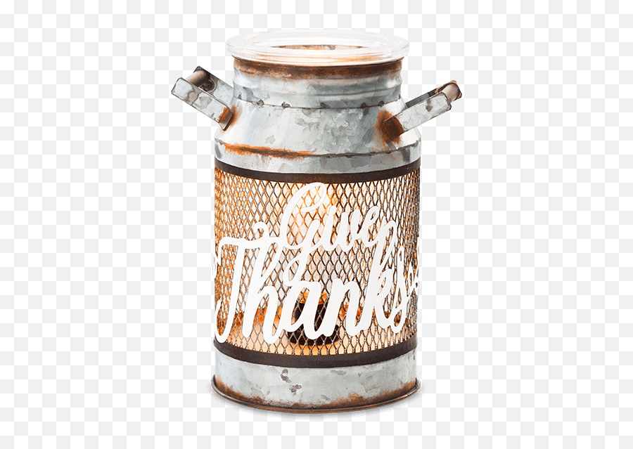 Give Thanks Milk Can Scentsy Warmer - Scentsy Warmer Png,Give Thanks Png