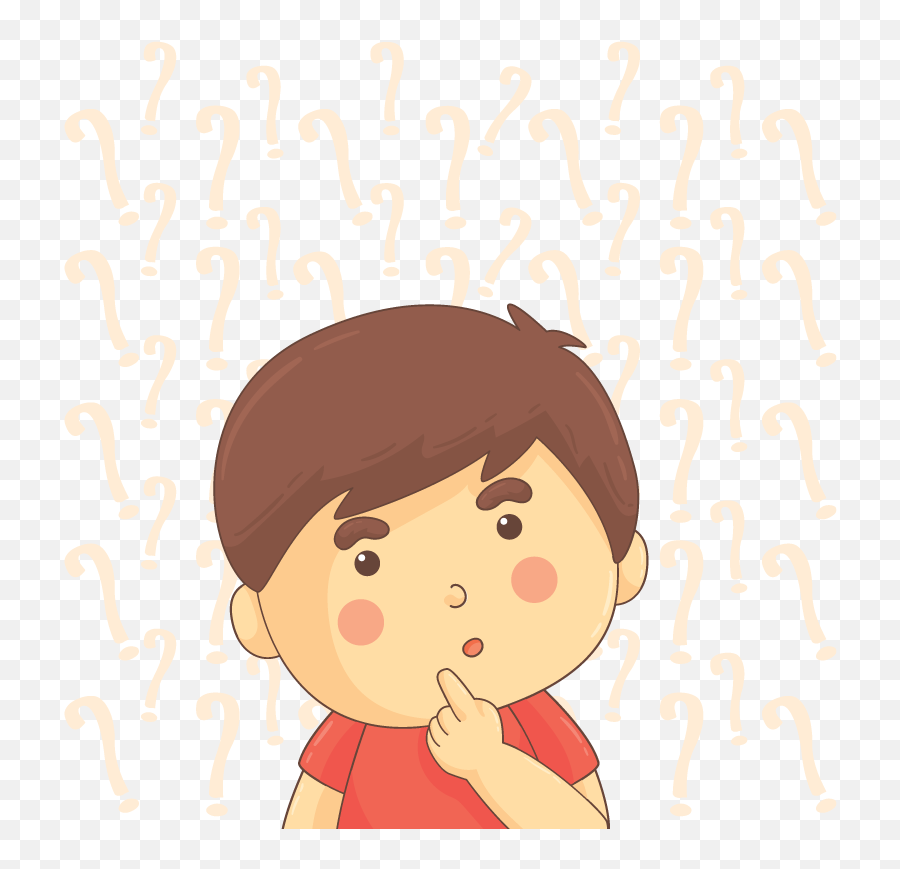 Download Icon - Child Asking Question Clipart Png,Confused Transparent