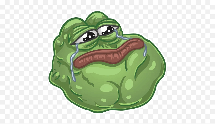 Sad Pepe For Telegram - Pepe Sticker For Telegram Png,Sad Pepe Png