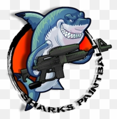 Sharks U2022 Paintball - Shark Wearing A Watch Png,Paintball Png