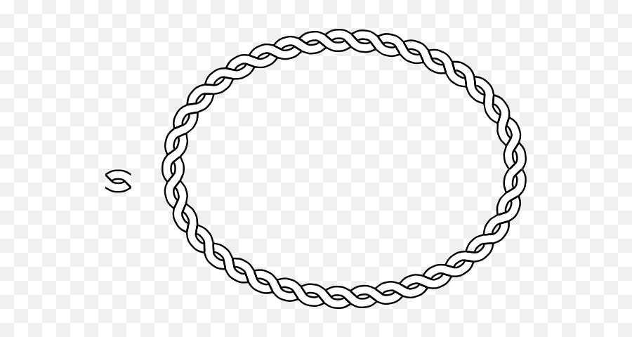 Rope Border Oval Clip Art - Oval Borders Png,Rope Circle Png