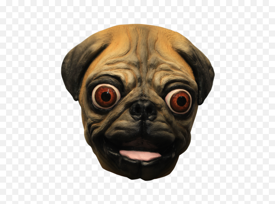 Pug Mask Transparent Png - Pug Mask Png,Funny Dog Png