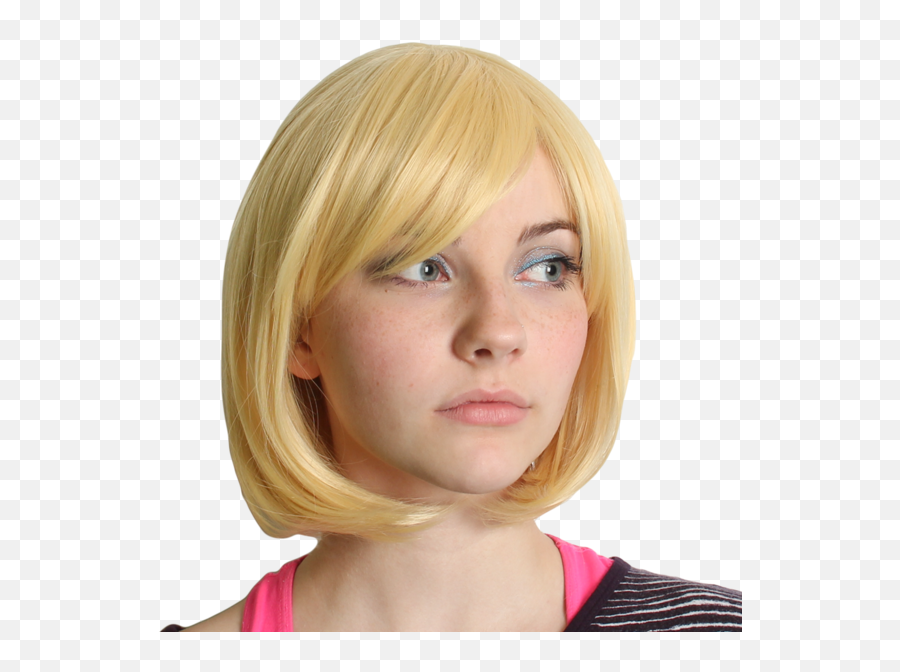 Wigs Png Curly Golden Blonde Hair - Blond,Wigs Png