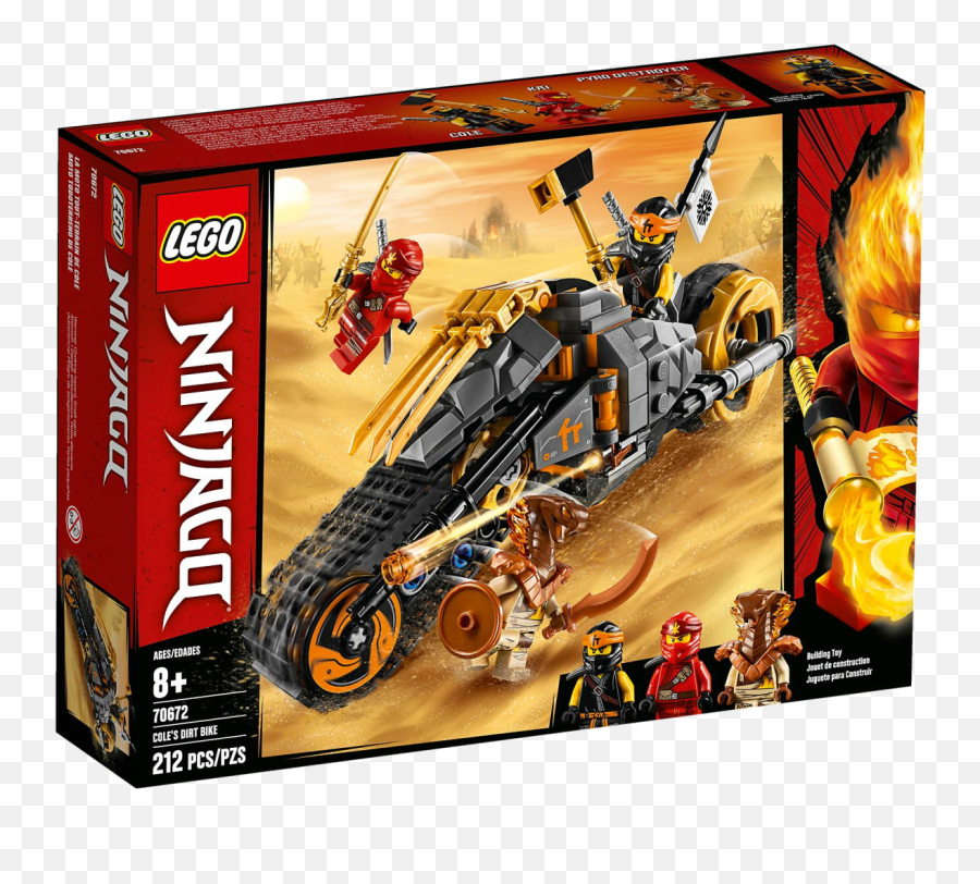 70672 Coleu0027s Dirt Bike Ninjago Wiki Fandom - Lego Ninjago Sets Cole Png,Dirt Bike Png