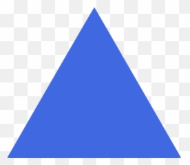 Royal Blue Triangle Icon - Üçgen Ekli Png,Blue Triangle Png