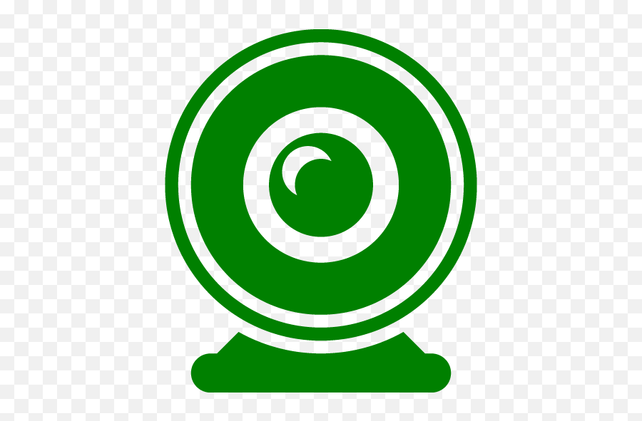 Green Webcam 2 Icon - Free Green Webcam Icons Green Webcam Icon Png,Webcam Icon Png