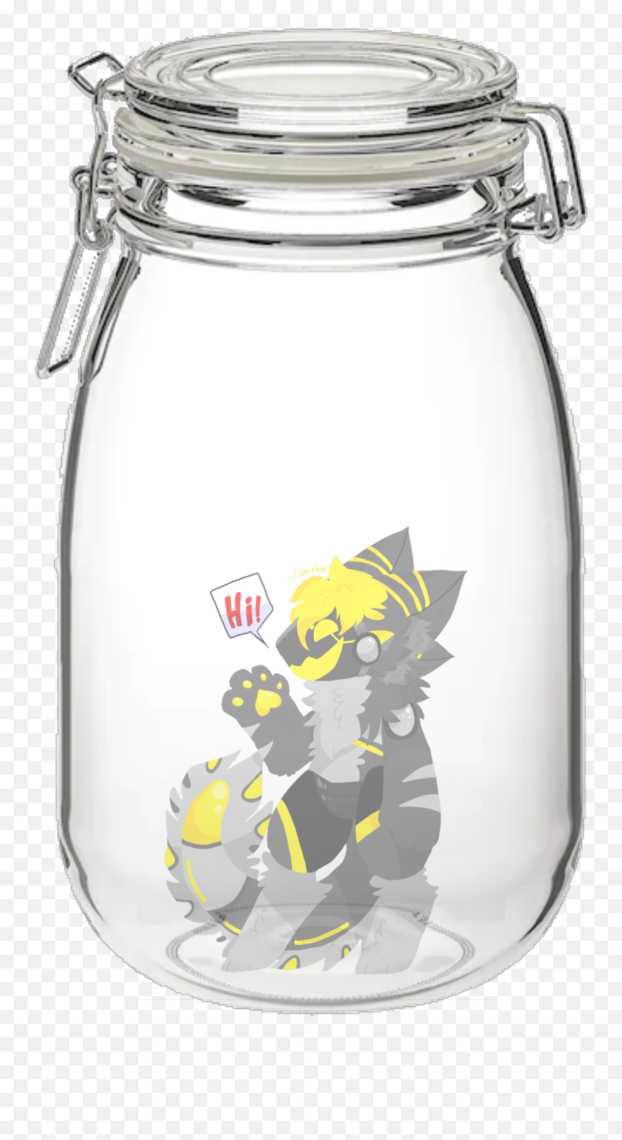 Guys Help I Got Trapped In A Jar Protogen - Protogen In A Jar Png,Trapped Icon