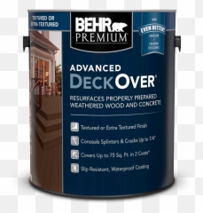 Textured Advanced Deckover Waterproofing Finish For Wood - Behr png