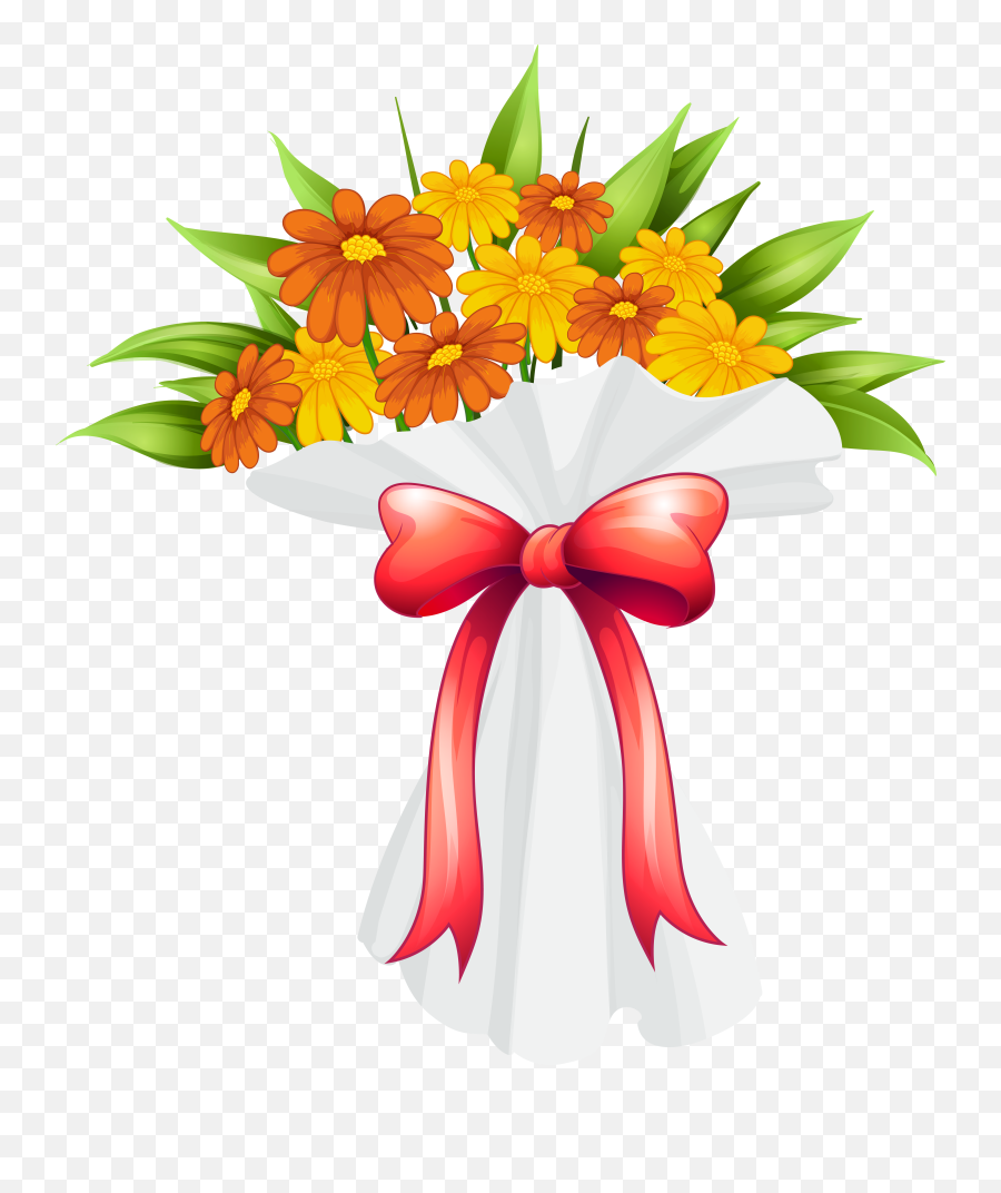 Library Of Flower Bouquet Png - Bouquet Of Flowers Clipart Png,Flower Bunch Png