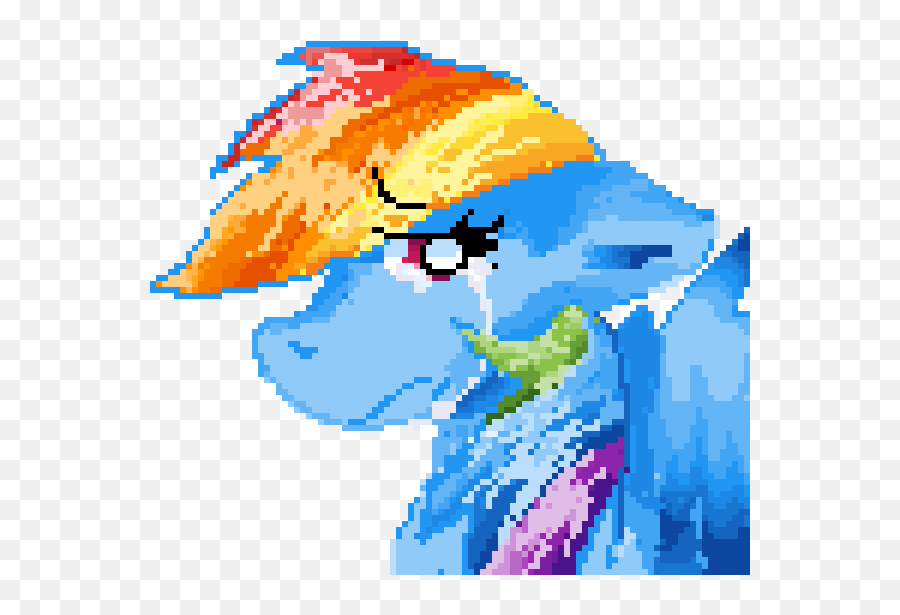 Mlp By Climphy64 - Pixilart Rainbow Dash Crying Png,Rainbow Dash Icon