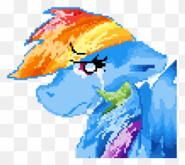 Mlp By Climphy64 - Pixilart Rainbow Dash Crying png