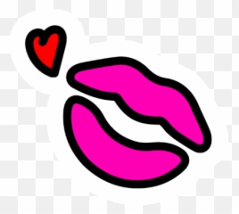 Erika Lust Lusties Sticker - Lips Girly png