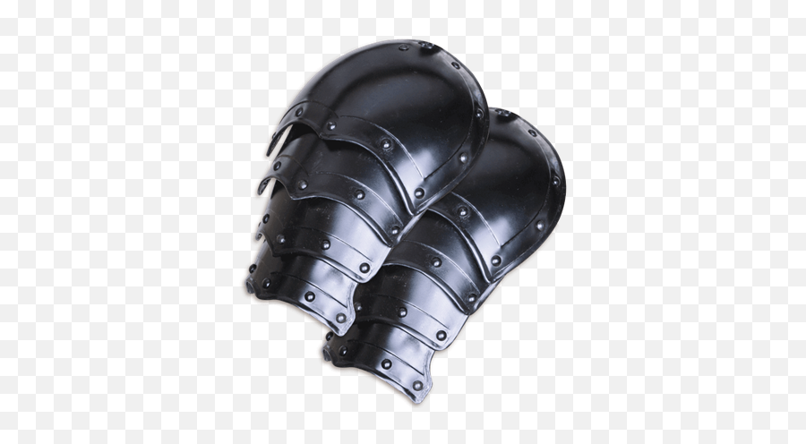 Steel Pauldrons Spaulders And Medieval By - Larp Mina Spaulders Png,Icon Field Armor Shin Guards