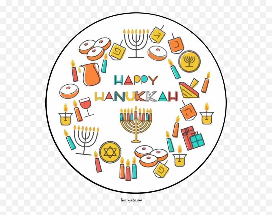 Hanukkah Sharing Circle Icon For Happy - Happy Hanukkah Stickers Png,Saint Valentine Icon