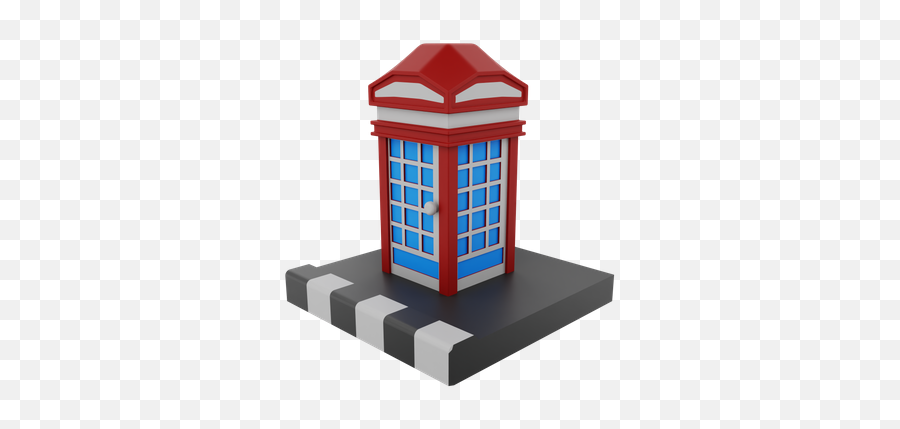 Premium Phone Booth 3d Illustration Download In Png Obj Or - Vertical,Photo Booth Icon Mac