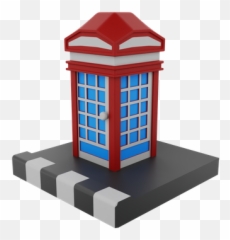 Premium Phone Booth 3d Illustration Download In Png Obj Or - Vertical