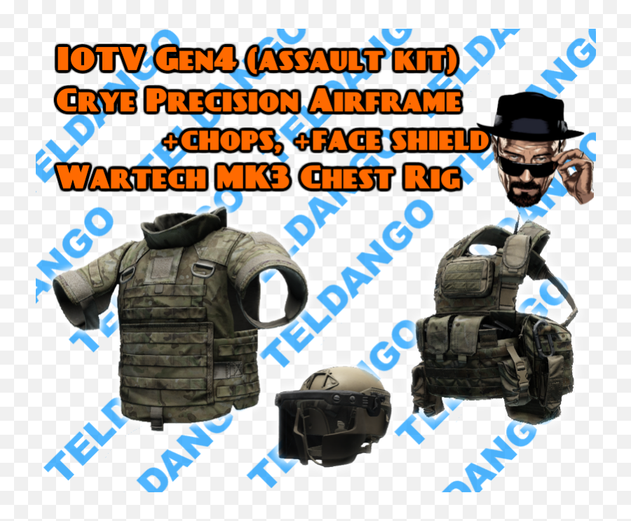 Iotv Gen4 Assault Crye Precision Helmet Chops Faceshield - Bulletproof Vest Png,Icon Airframe Face Shield