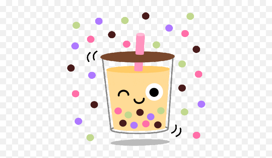 Boba Bubble Sticker - Boba Bubble Tea Discover U0026 Share Gifs Cute Boba Tea Colors Png,Boba Fett Icon