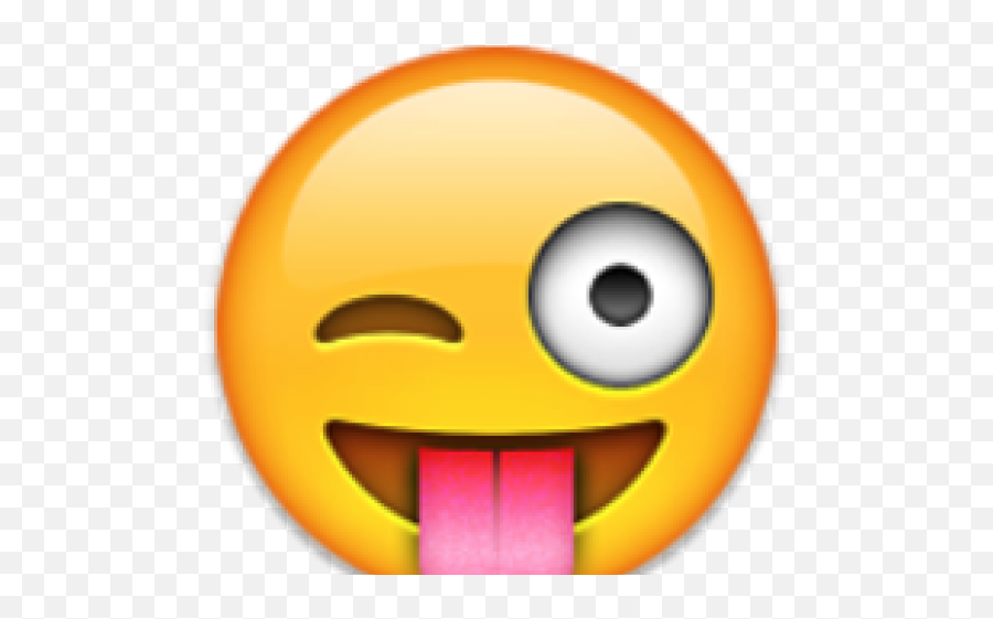 Emoji Face Clipart Wink - Tongue Out Emoji Png,Laughing Face Emoji Png