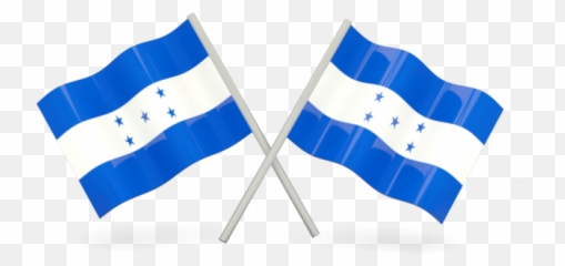 Two Wavy Flags - El Salvador In Png