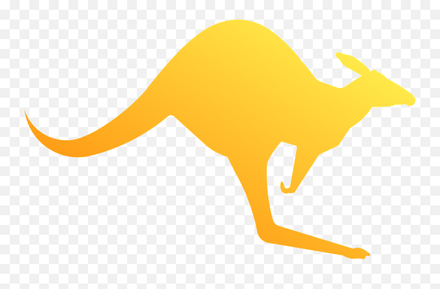 Australian Kangaroo Png 5 Image - Kangaroo Road Sign Png,Kangaroo Transparent Background