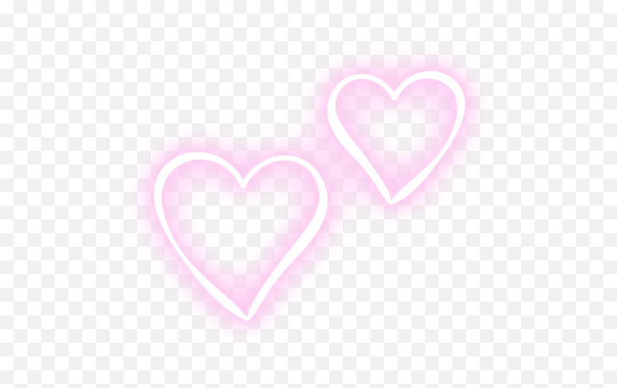 Neon Heart Png - Neon Heart Love Cute Lovely Pink Neon Heart Picsart,Heart Image Png