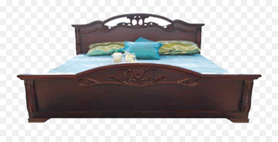 Flower Style Box Bed - Dark Chocolate Evaly Limited Bed Frame Png,Flower Bed Png