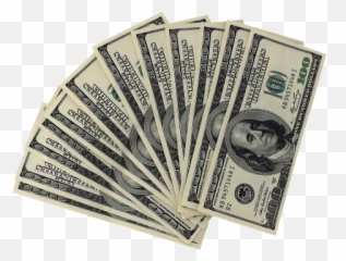 Hundred Dollar Bills Png Image - 100