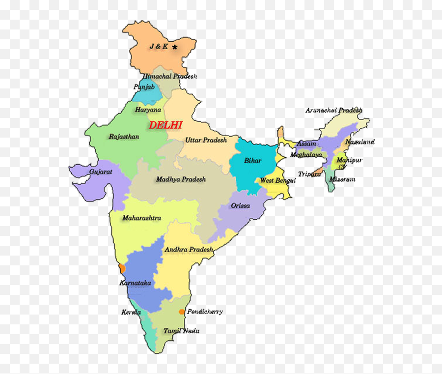 Download India Map Indicating States Covered Ads Areas - Transparent India Map Outline Png,India Map Png