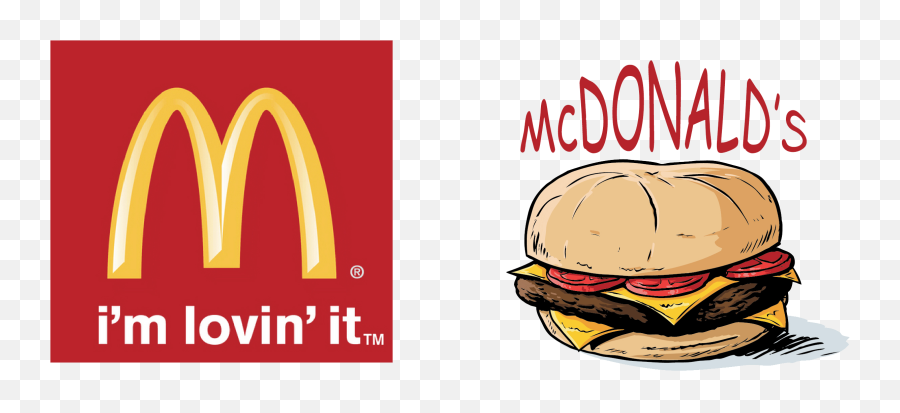 Mcdonalds Logo Png Clipart - Mcdonalds Burger Logo,Mcdonald's Logo Transparent