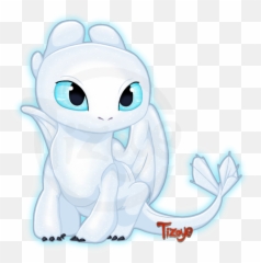 Light Fury Dragon Clipart - Light Fury Dragon Png,Toothless Png