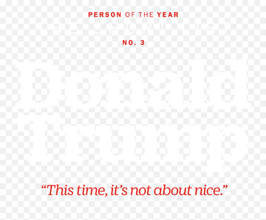 Time Person Of The Year 2015 Runner - Up Donald Trump Hay Silencio Que No Termine Png,Donald Trump Transparent